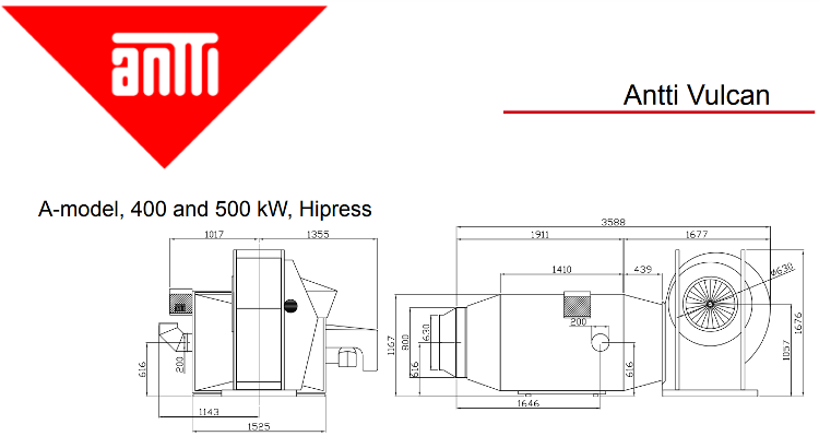 Antii Vulcan Burner made in Finland