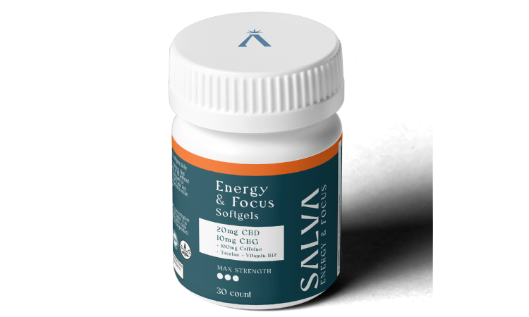 Salva Energy and Focus softgels