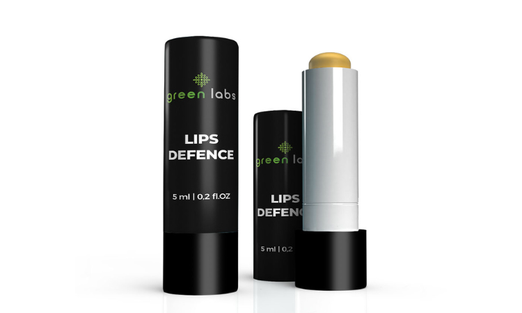 Lip defence stick - protective lip balm with CBD