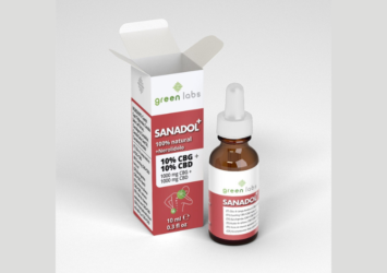 Sanadol+10: 10% CBG + 10% CBD + Nerolidol