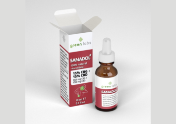 Sanadol+15: 15% CBG + 15% CBD + Nerolidol