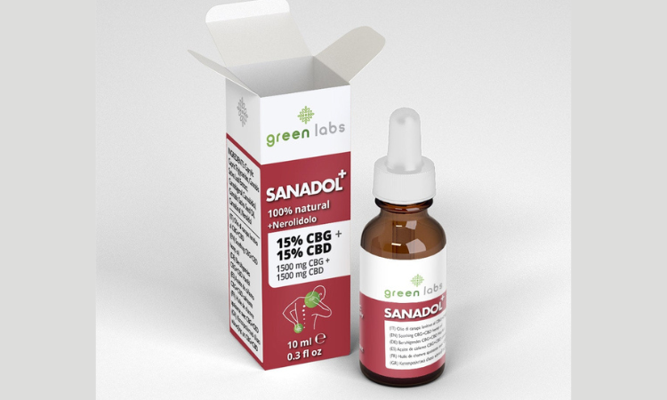 Sanadol+15: 15% CBG + 15% CBD + Nerolidol