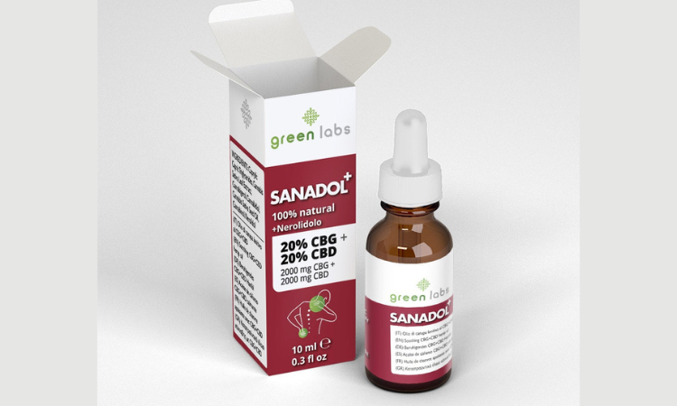 Sanadol+20: 20% CBG + 20% CBD + Nerolidol